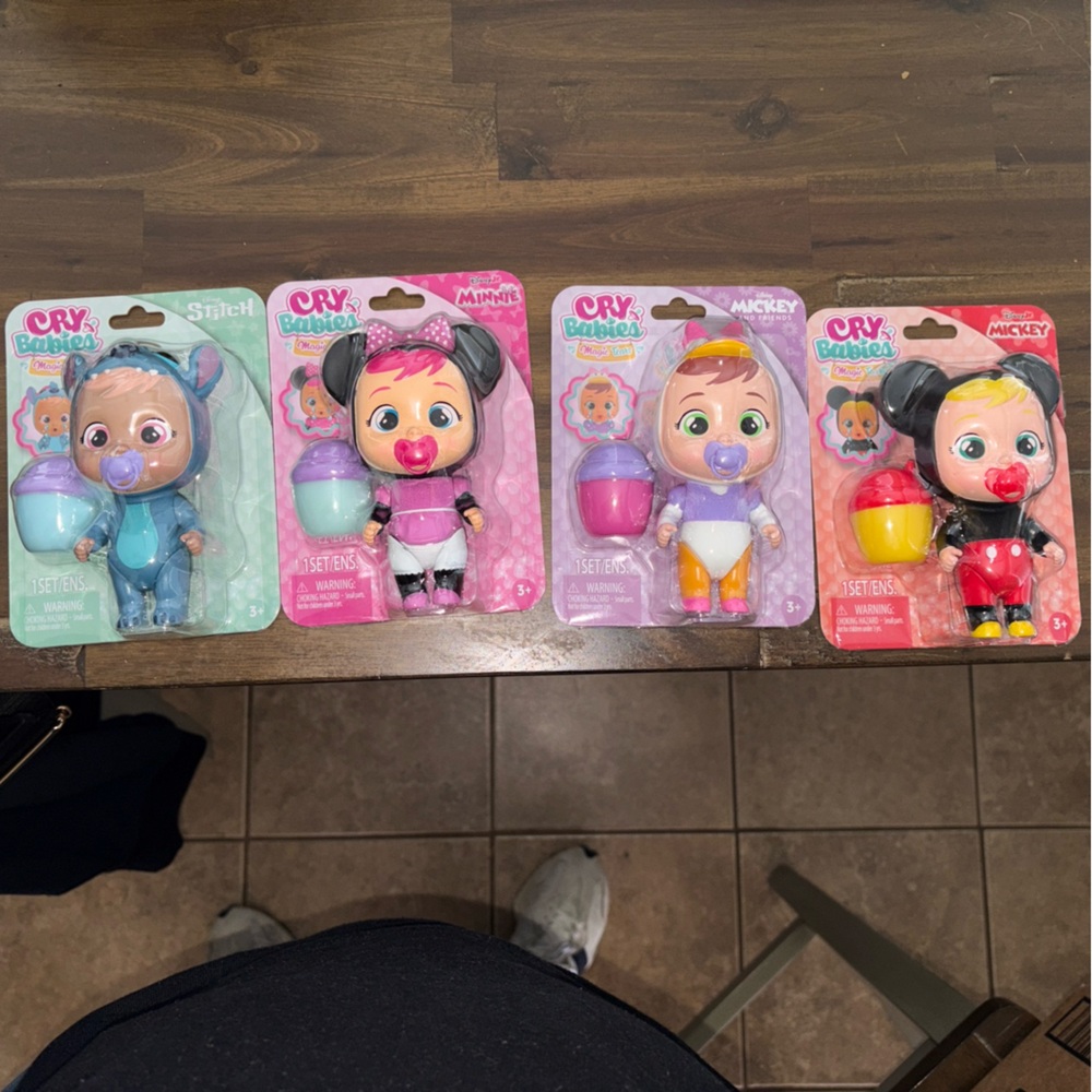 Disney Cry Babies 4 total